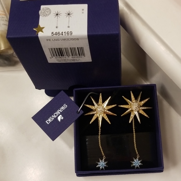 swarovski lucky goddess earrings